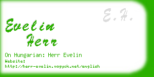 evelin herr business card